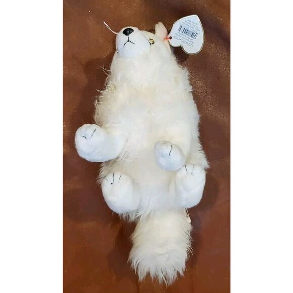 2002 TY Snocap Arctic Fox Dog Stuffed Animal Plush Toy Winter Home Decor - Picture 11 of 16
